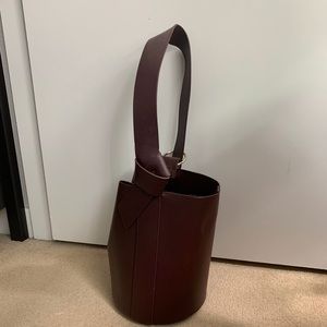 Burgundy Bucket bag